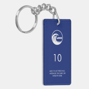 Porte-clés Logo Bleu Entreprise Hospitality Propri