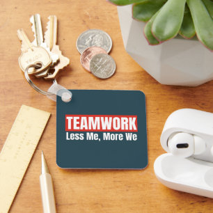 Porte-clés Logo customisé Inspirational Teamwork Business