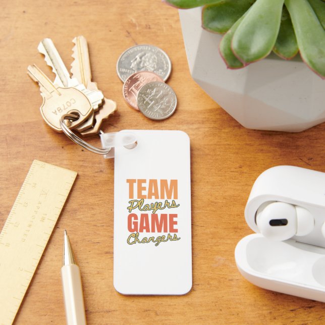 Porte-clés Logo customisé Motivational Team Player Office (Bureau)