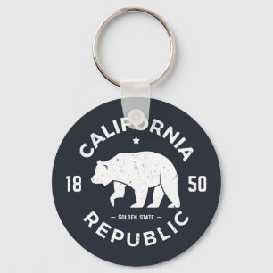 Porte-clés Logo de Californie   L'État d'or
