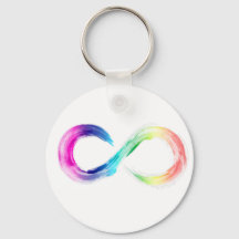 logo de la neurodiversité porte - clé