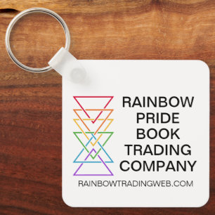 Porte-clés Logo de la société Triangle Arc-en-ciel Fierté Gay