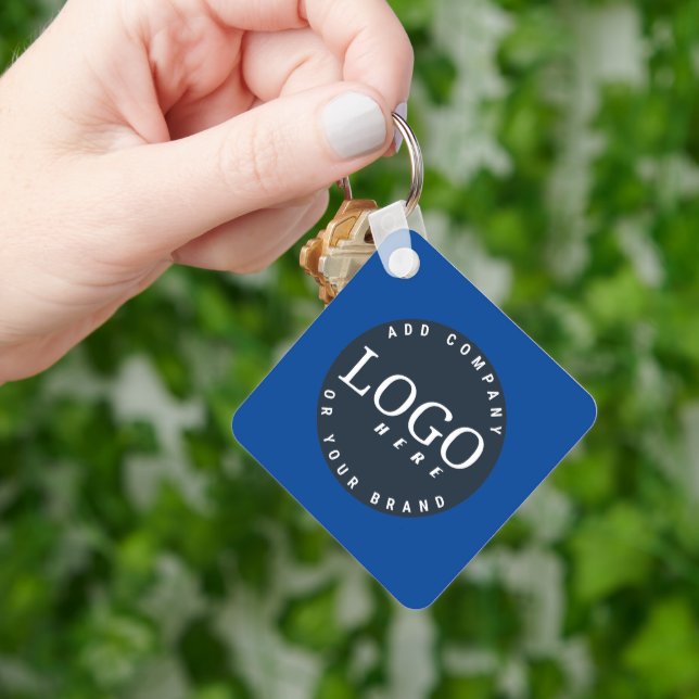 Porte-clés Logo de l'entreprise Code QR Employés de l'entrepr (main)