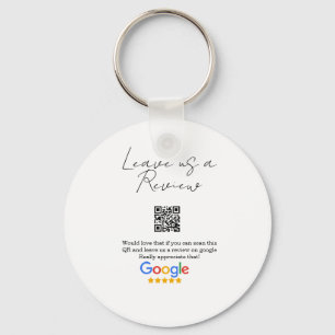 Porte-clés logo de l'entreprise de révision Google Scan QR re