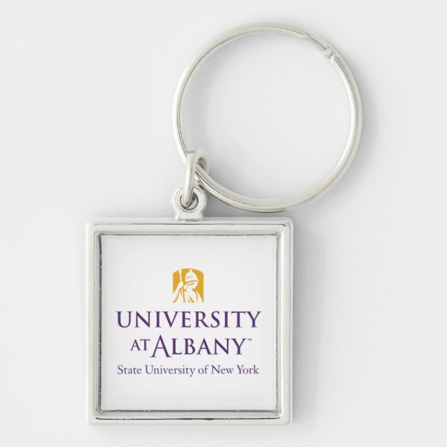 Porte-clés Logo de l'Université d'Albany (Devant)