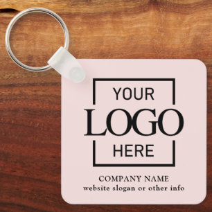 Porte-clés Logo d'entreprise & Code QR personnalisé pour obje