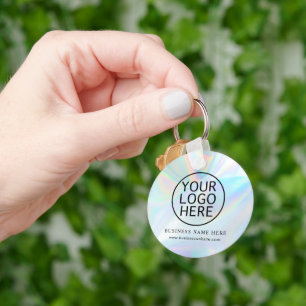 Porte-clés Logo d'entreprise moderne Holographie promotionnel