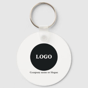 Porte-clés Logo d'entreprise personnalisé – Ajoutez votre pho