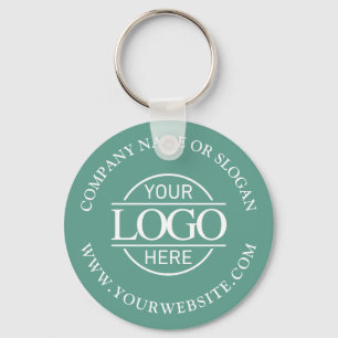 Porte-clés Logo d'entreprise personnalisé Vert Turquoise prom