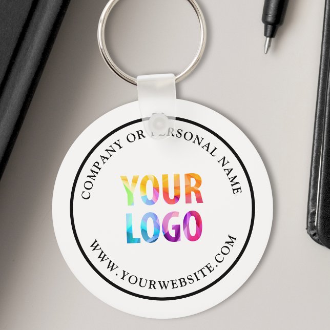 Porte-clés Logo d'entreprise promotionnel couleur personnalis (Créateur téléchargé)