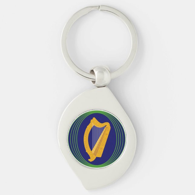 Porte-clés Logo d'Irlande sur les armoiries (Devant)