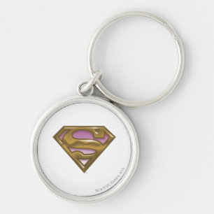 Porte-clés Logo d'or de Supergirl