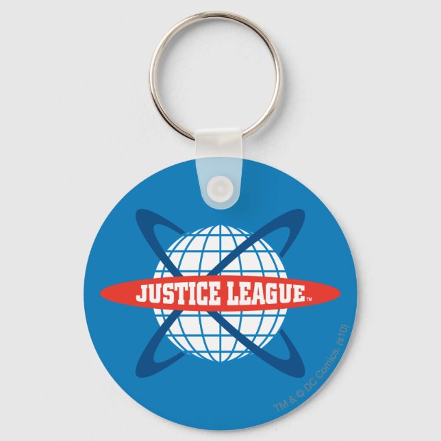 Porte-clés Logo du monde de la Justice League (Recto)