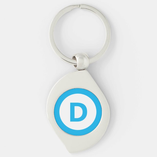 Porte-clés Logo du parti démocrate (Devant)