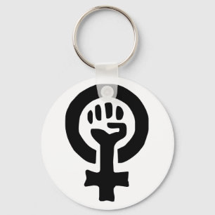 Porte-clés Logo du symbole féministe