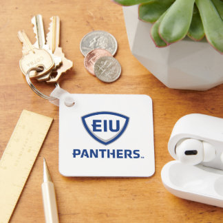 Porte-clés Logo Eastern Illinois Panthers Shield & Wordmark