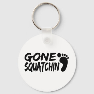 Porte-clés Logo GONE SQUATCHIN unique avec EMPREINTE