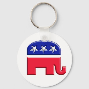 Porte-clés Logo GOP Elephant