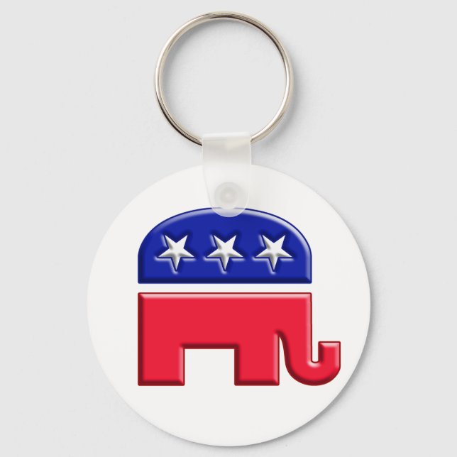Porte-clés Logo GOP Elephant (Recto)