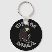 Logo Grim MIXED MARTIAL ART porte - clé noir