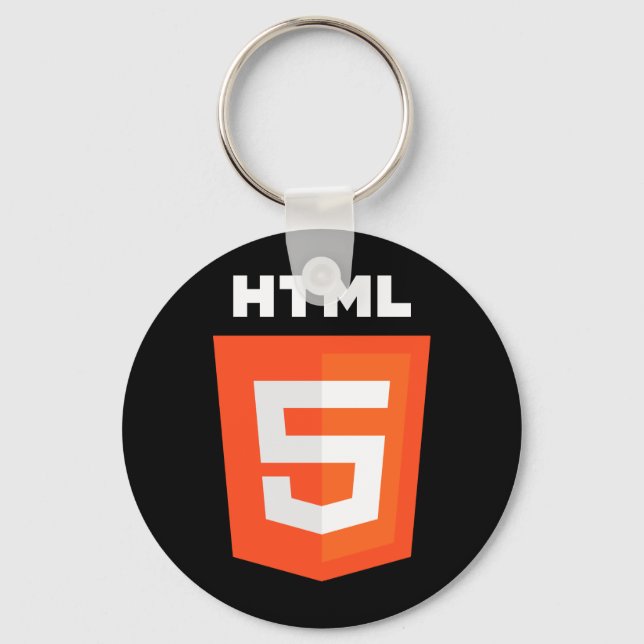 Porte-clés Logo HTML 5 (Recto)