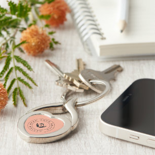 Porte-clés Logo personnalisé minimaliste simple et promotion 