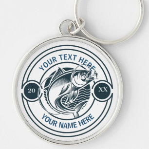 Porte-clés Logo personnalisé pour la pêche au black bass