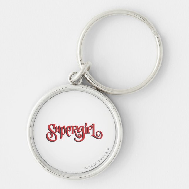 Porte-clés Logo rouge Supergirl (Devant)