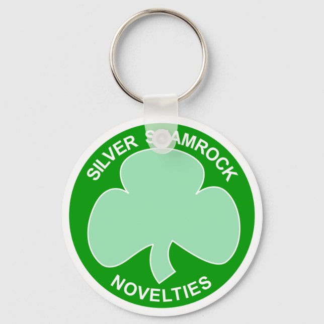 Porte-clés Logo Shamrock d'Halloween (Recto)