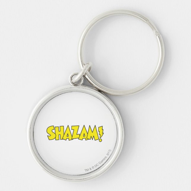 Porte-clés Logo Shazam Jaune (Devant)