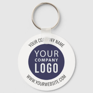Porte-clés Logo simple promotionnel de l'entreprise