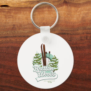 Porte-clés Logo ski de Bretton Woods New Hampshire