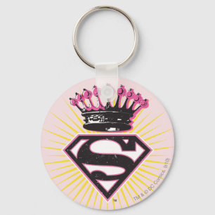 Porte-clés Logo Supergirl avec Couronne