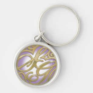 Porte-clés Logo Supergirl Gold & Purple Circle