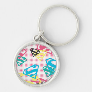 Porte-clés Logo Supergirl Motif & Pois