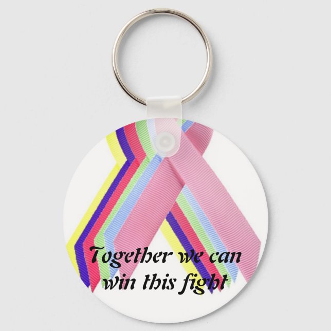 Porte-clés Logo sur le cancer (Recto)