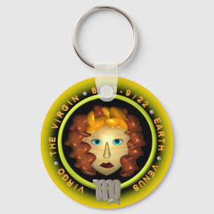 Porte-clés Logo Valxart Virgo zodiac