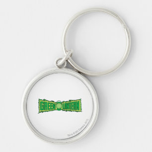 Porte-clés Logo vert de lanterne avec la lanterne