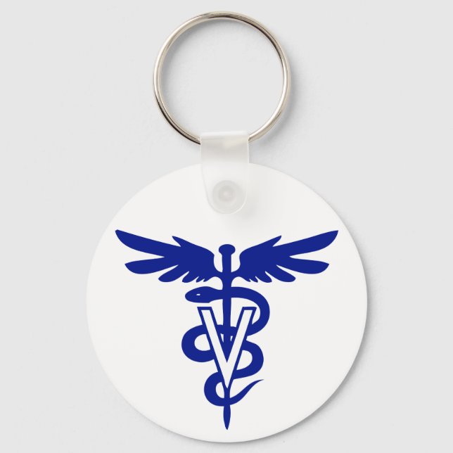 Porte-clés logo vétérinaire 4 (Recto)