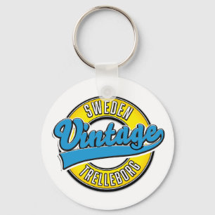 Porte-clés Logo vintage Trelleborg Suède
