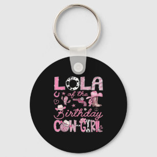 Porte-clés Lola De L'Anniversaire Vache Rodeo Western Coquet
