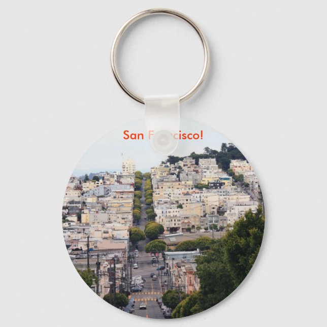 Porte-clés Lombard Street, San Francisco (Recto)
