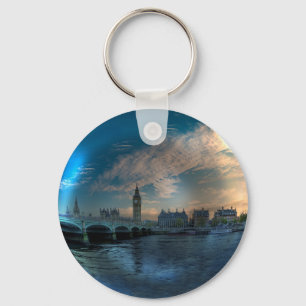 Porte-clés London Westminster Cityscape Photo balle