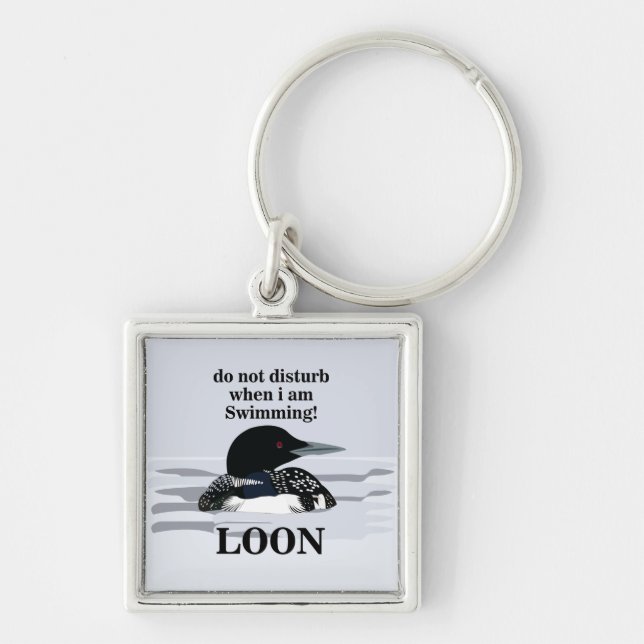 Porte-clés Loon Common Loon Bird Lake Funny (Devant)