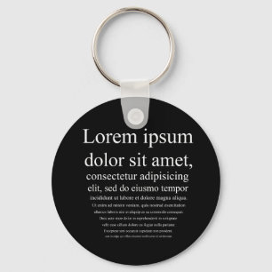 Porte-clés Lorem Ipsum