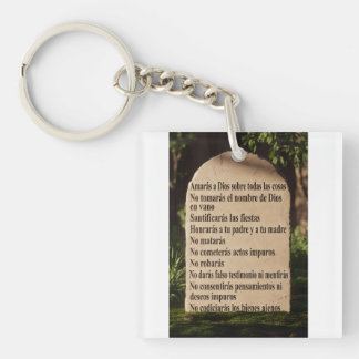 Porte-clés Los 10 mandamientos
