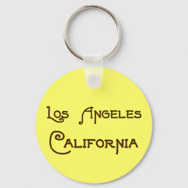 Porte-clés Los Angeles California Art Deco Porte - clé