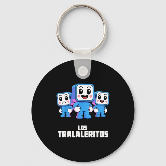 Porte-clés Los Tralaleritos - Funny Italian Brainrot Cringe K (Recto)