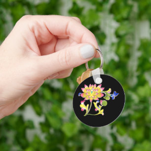 Porte-clés Lotus Fleurs et Vins
