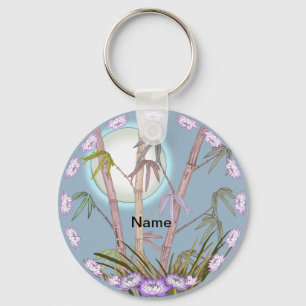 Porte-clés Lotus Moon Bambou
